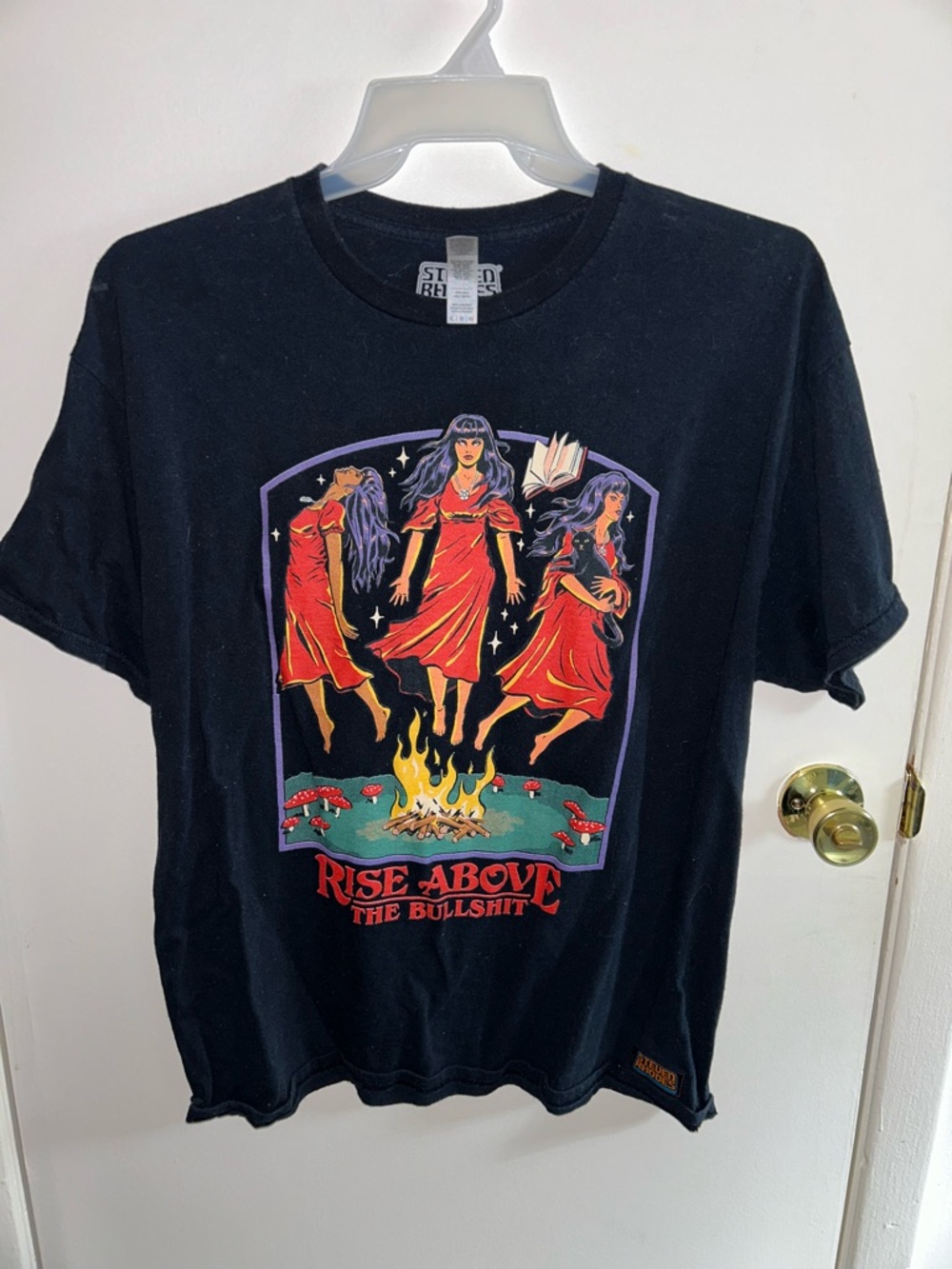 Stephen Rhodes - Black Graphic Tee - XL